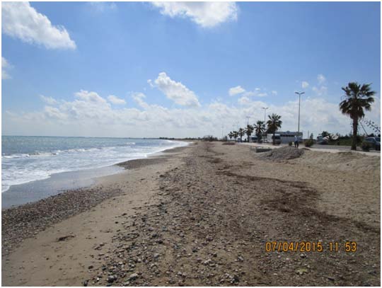 Playa l'Arenal L'Ampolla (Antes de las obras)