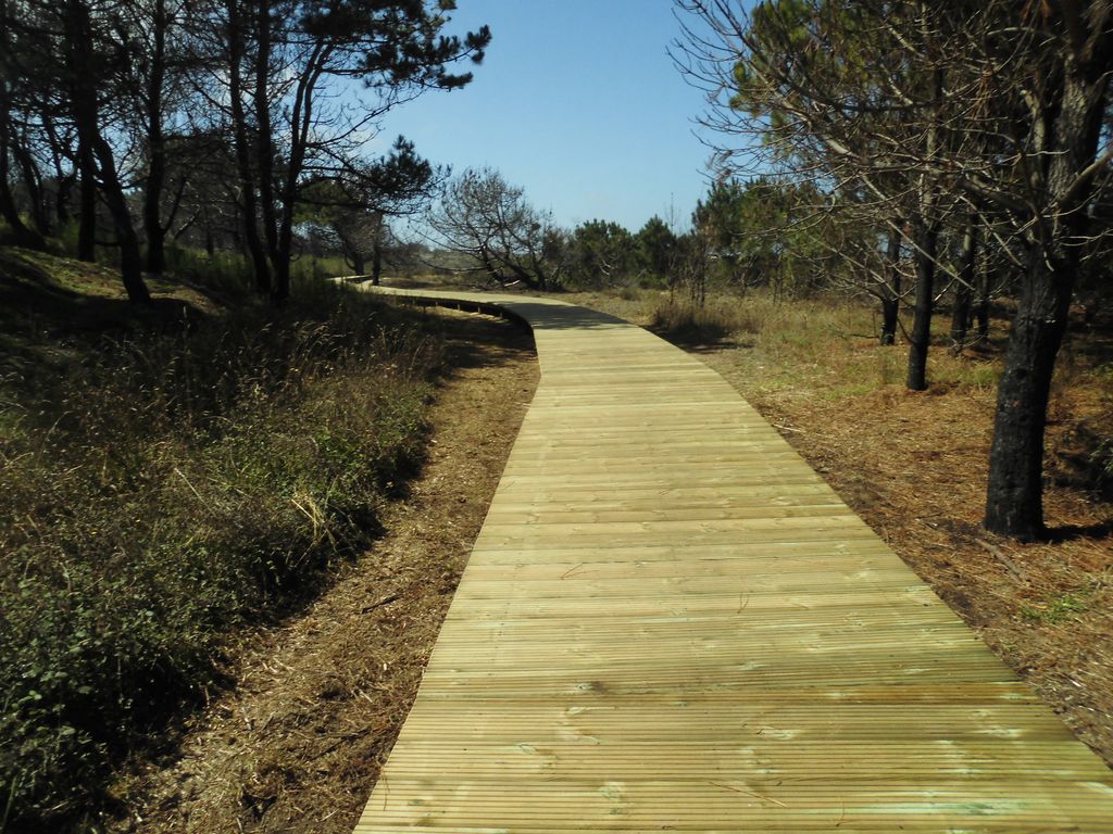 Playa de Río Sieira (próxima a Coviña). Instalación de pasarela de madera (Después de las obras)