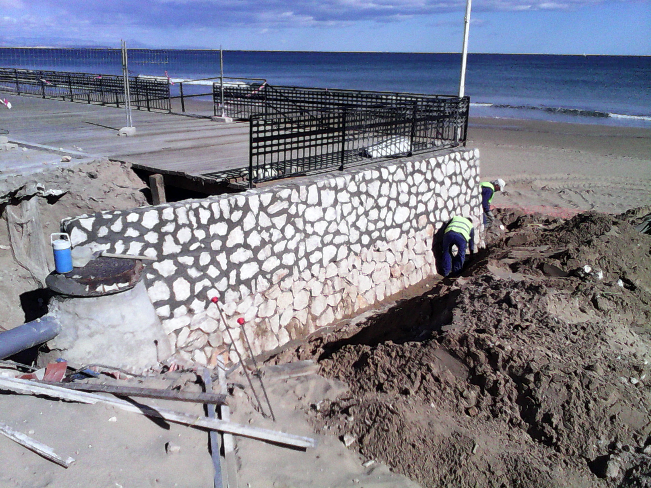 Durante las obras