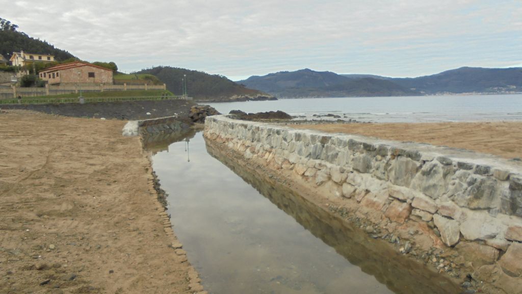 Después de las obras (playa de Espasante (Ortigueira))