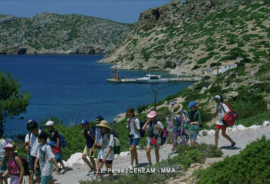 Turismo. Con la llegada del buen tiempo son muchos los visitantes que llegan al Parque.