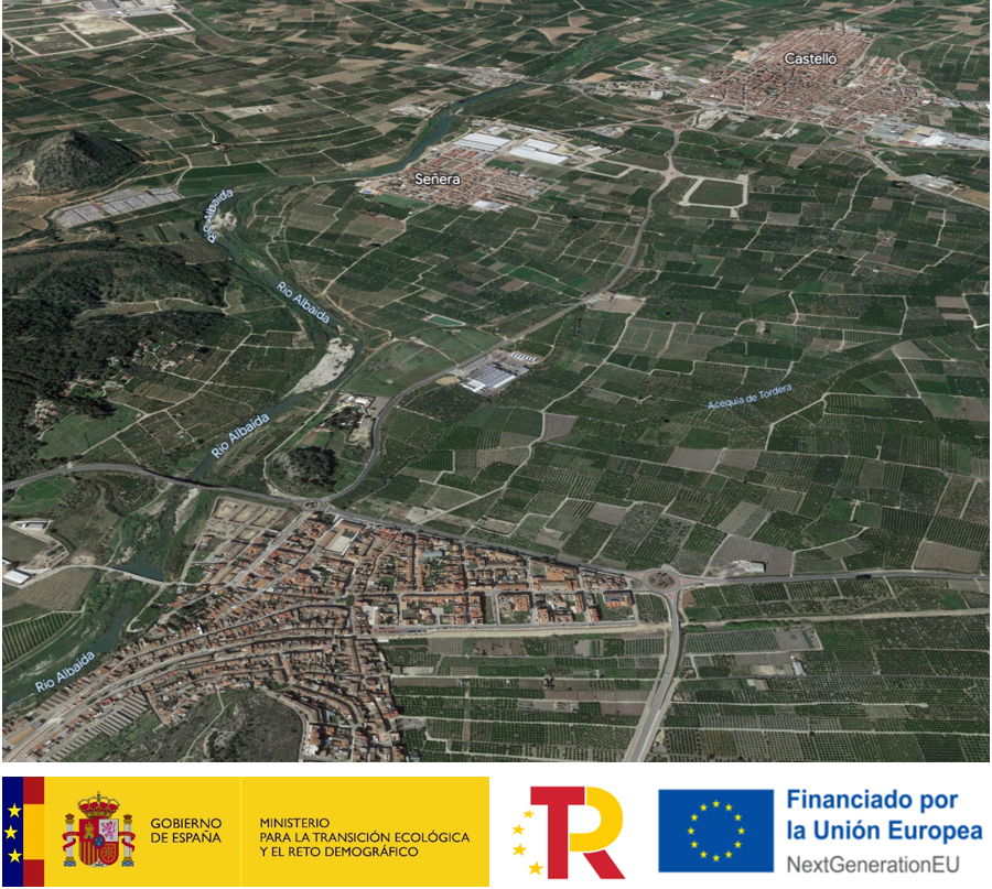 Vista panorámica del ámbito de actuación del proyecto