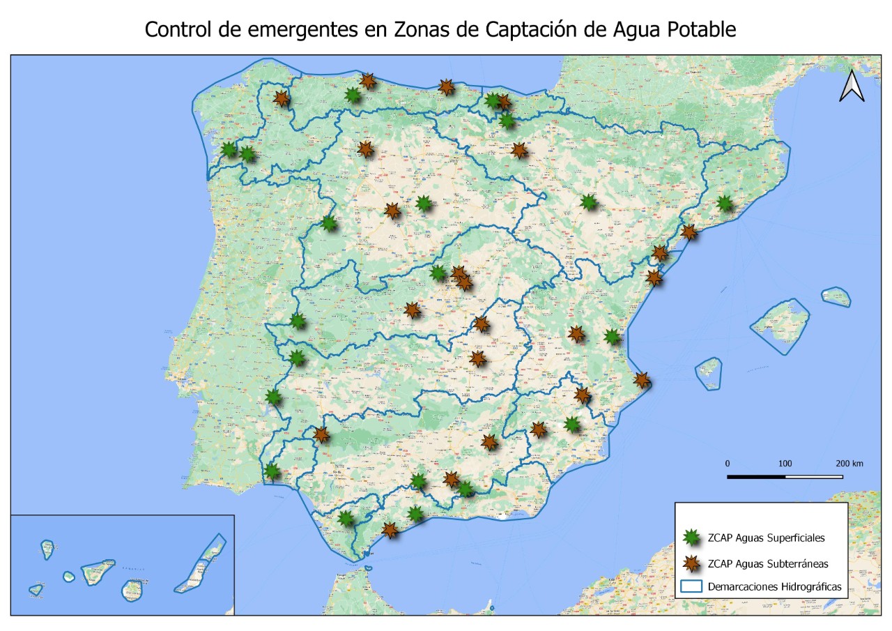 Mapa de puntos de muestreo en ZCAP (Haga clic en la imagen para ampliar)